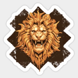 Heart of the Pride: Lions Roar Sticker